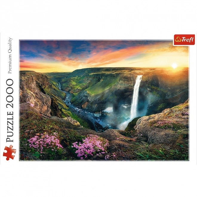 Puzzle 2000 komada Vodopad Haifoss, Island