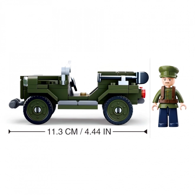 Konstrukcijski set vojni džip Sluban GAZ 67