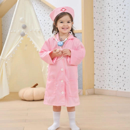 Autentični ružičasti kaputić s džepom