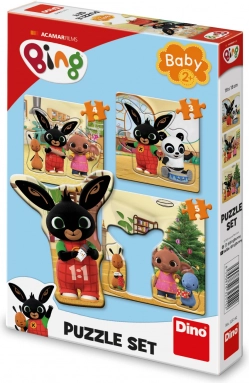 Baby puzzle Bing i prijatelji 3 u 1 (3, 4, 5 dijelova)