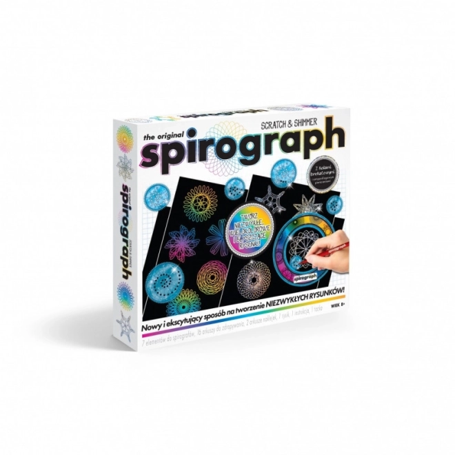 Spirograf – kreativni set za grebanje