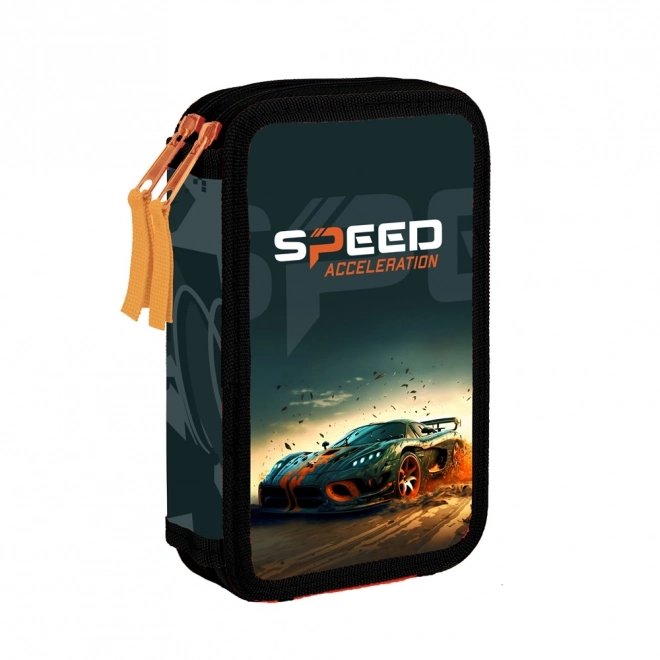 OXYBAG školska dvokatna pernica Auto