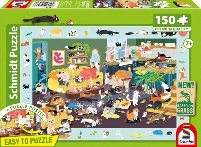 Puzzle Mačje Igrice 150 komada