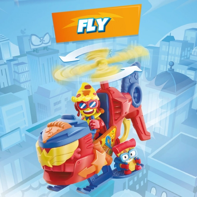 SuperThings Pizzacopter s lansirnim diskom