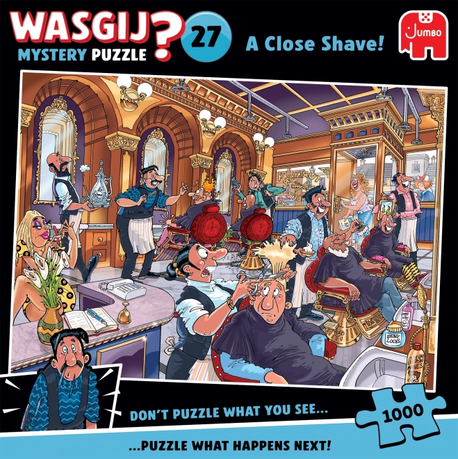 Puzzle Jumbo Wasgij Mystery 27: Temeljito Brijanje 1000 Komada