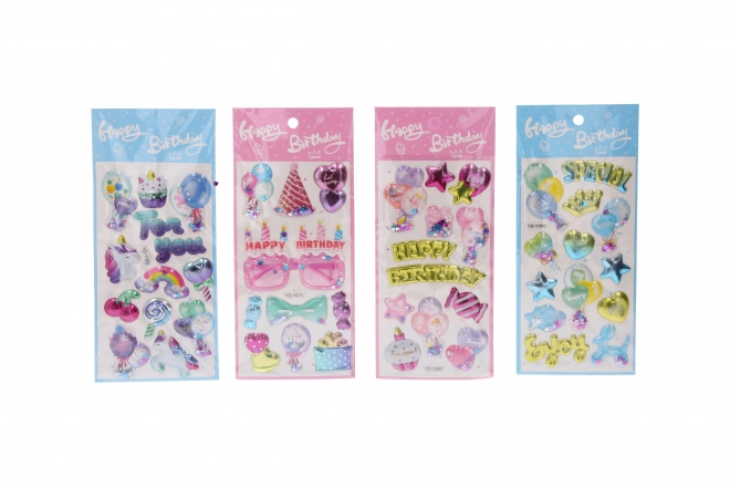 Naljepnice 22x9,5 cm s glitterom