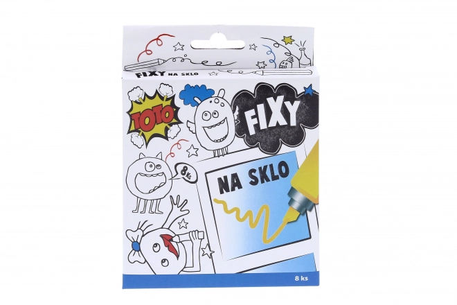 Flomasteri za staklo 8 boja