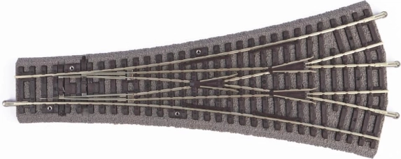 Piko skretnica W3 trosmjerna simetrična (G239/R9) s podlogom - 55425