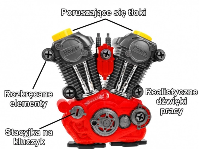 Dječji set za mehaničare - motor na šarafljenje