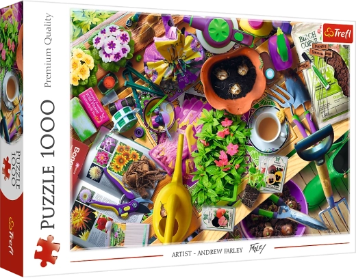 Puzzle 1000 dijelova – Pospremanje u vrtu TREFL