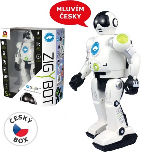 Interaktivni robot Zigy crna