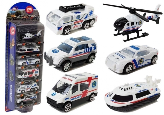 Set spasilačkih vozila 1:64 6 komada
