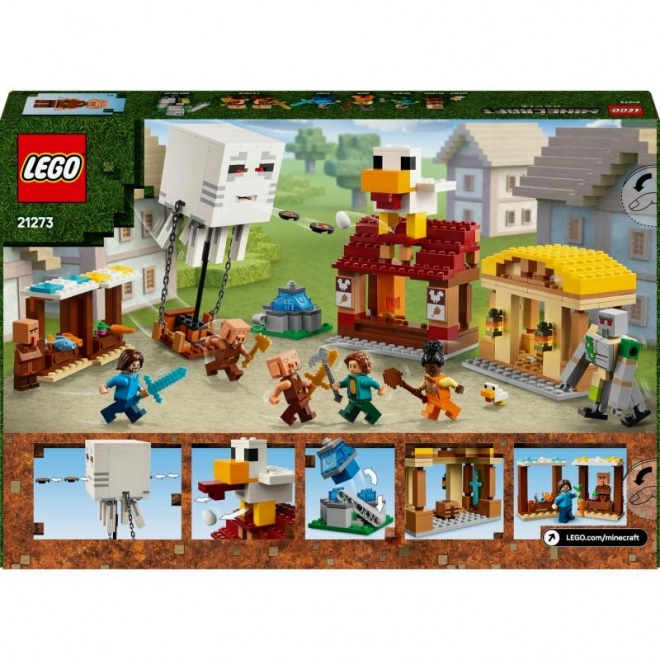 LEGO Minecraft 21273 Napad Balonskog Ghasta na selo