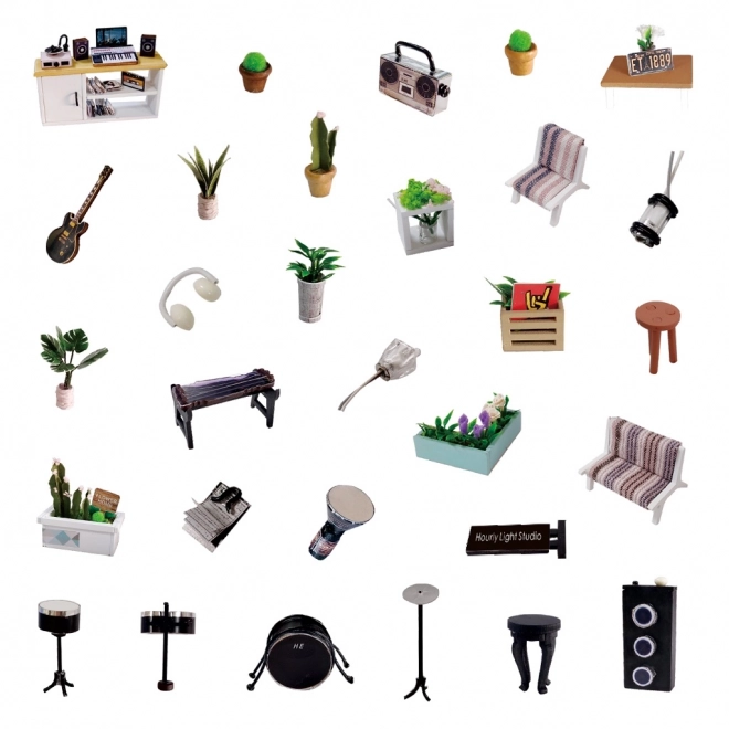 Devet miniatura kućice Studio Houguang