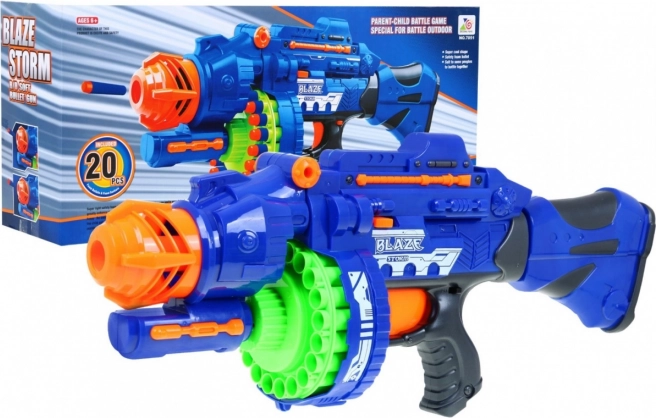 Veliki dječji blaster BLAZE STORM s 40 pjenastih strelica
