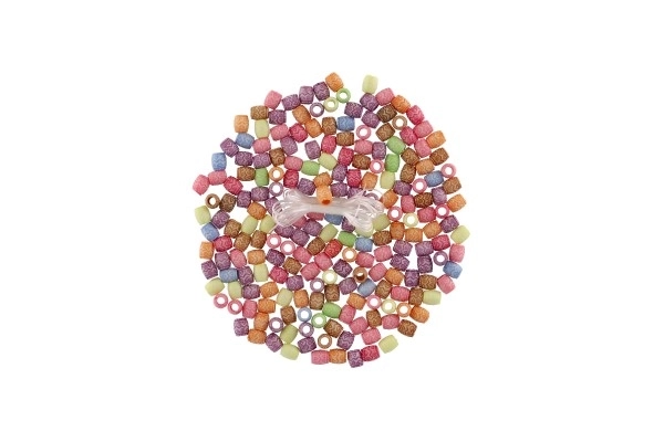 Perlice s uzicom plastika mix boja u plastičnoj kutijici 3,5x12,5cm