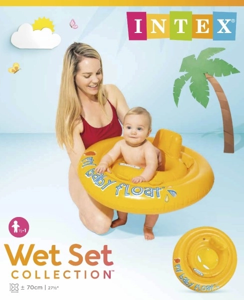 Dječji plutajući prsten na napuhavanje +- 70cm u kutiji 6-12m