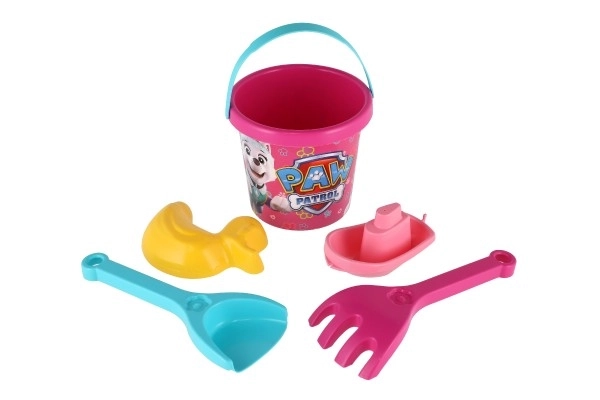 Set za pijesak 5 kom plast Paw Patrol/Psići u ophodnji roza u mreži 12x22x12cm 12m+ Wader
