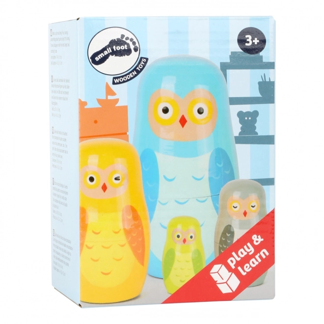 Small Foot Matrica obitelj sova