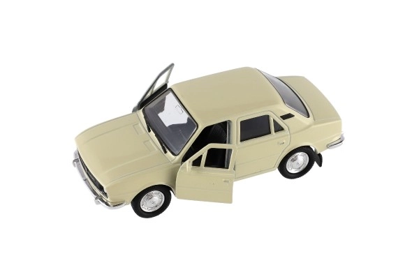 Auto Welly Škoda 105L metal/plast 11cm 1:34-39 slobodan hod 4 boje u kutiji 15x7x7cm