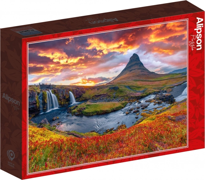 Puzzle Vodopad Kirkjufellsfoss Island 500 dijelova