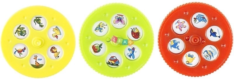 Tri diska, ukupno 18 sličica