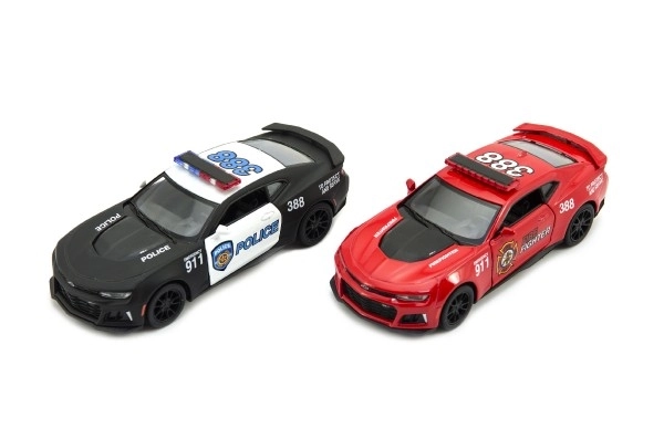 Auto Kinsmart Chevrolet Camaro policija/vatrogasci 12cm metal/plastika