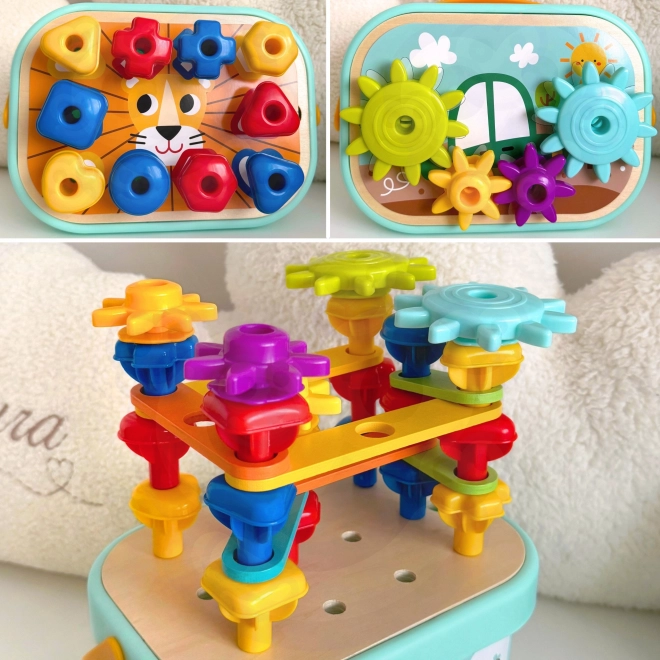 Woopie Green Građevinska Kutija Motorička Montessori 12u1