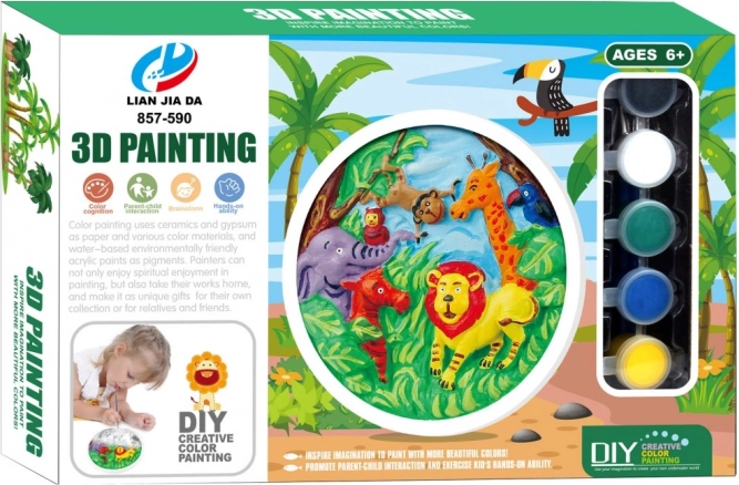 Set za 3D slikanje – divlje životinje