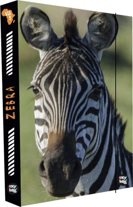 Kutija za bilježnice A4 Jumbo s motivom Zebre