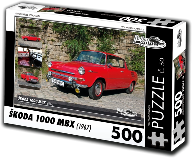 Puzzle RETRO-AUTA Škoda 1000 MBX 500 dijelova