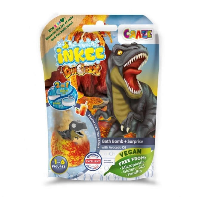 Šumeća bomba za kadu s iznenađenjem Dinosaurus