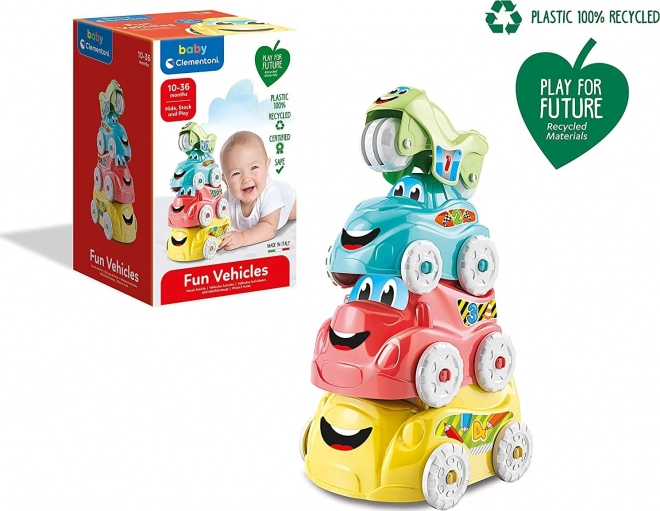 CLEMENTONI BABY Ludička slagalica vozila (Igra za budućnost)