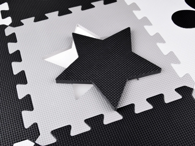 Kontrastna pjenasta podloga za puzzle s oblicima