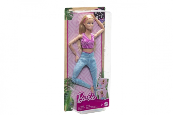 Barbie u pokretu - Plavuša s plavim tajicama HRH27