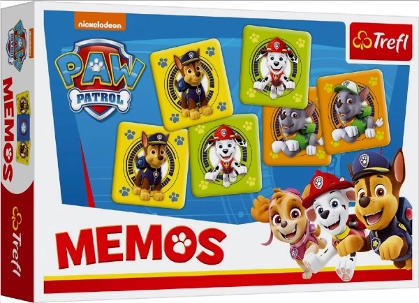 Pexeso papirnato Paw Patrol/Tlapková patrola društvena igra 30 komada u kutiji 21x14x4cm