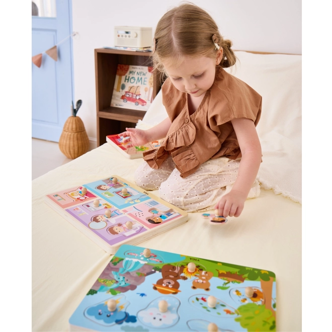 Drvene puzzle ZVUKOVI PRIRODE od VIGA