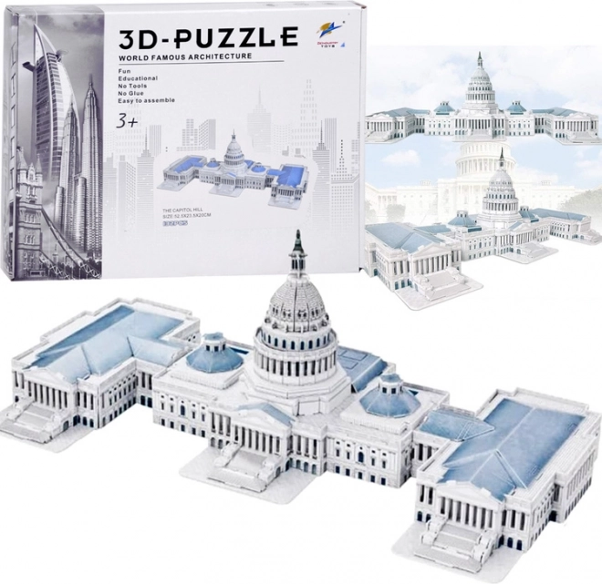 3D slagalica Kapitol SAD 132 dijelova