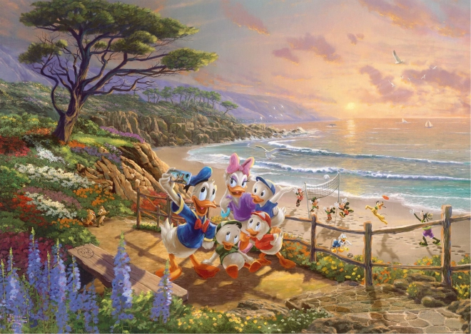 Puzzle Donald i Daisy: Pačje popodne 1000 dijelova