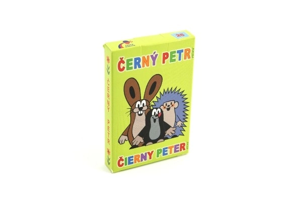 Crni Petar Krtek društvena igra - karte u papirnatoj kutiji 6x9cm