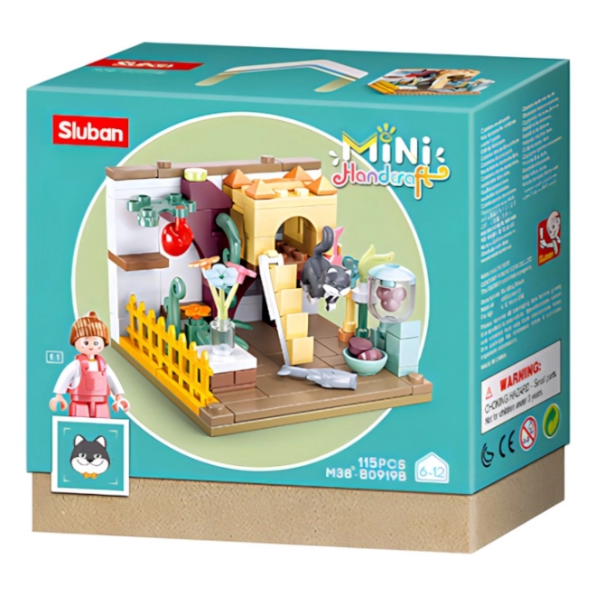 Sluban Mini Ručna Izrada M38-B0919B Kućica za mačku