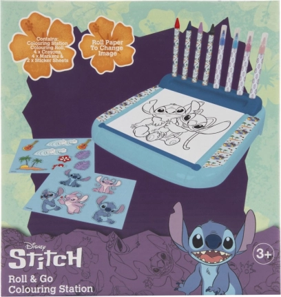 Stalak s bojankama Lilo i Stitch i bojama