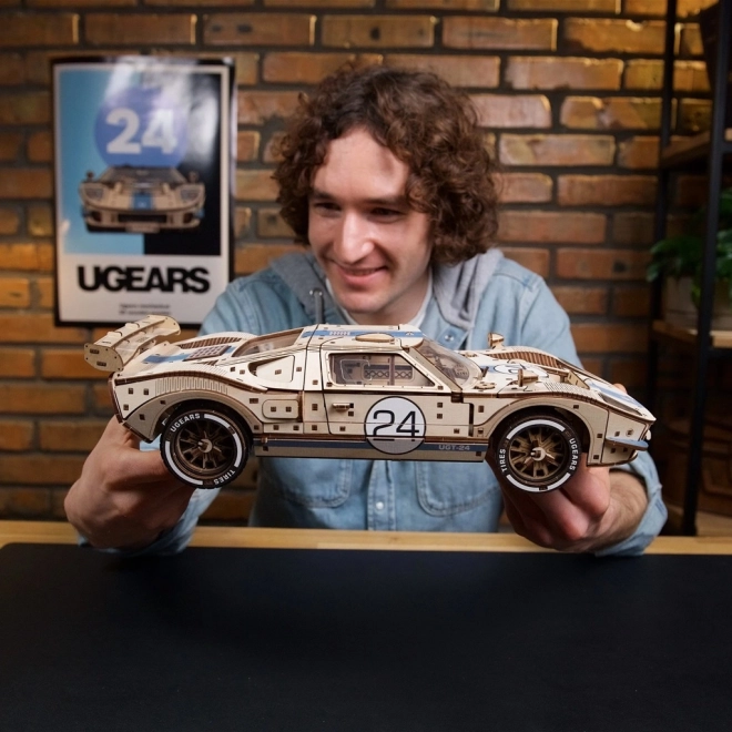 Ugears 3D drvene mehaničke puzzle Endurance Racer