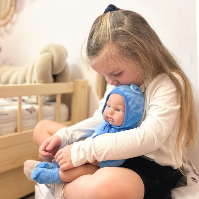 Woopie kraljevska lutka beba u odijelu medvjedića 46 cm