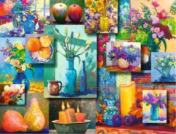 Ravensburger puzzle Mrtva priroda s ljepotom 2000 dijelova