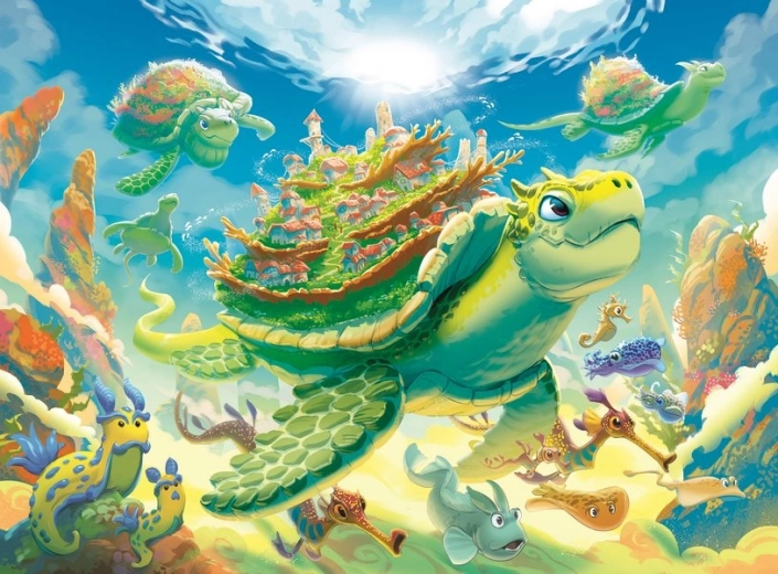 Ravensburger puzzle Čarobni svijet ispod površine XXL 200 dijelova