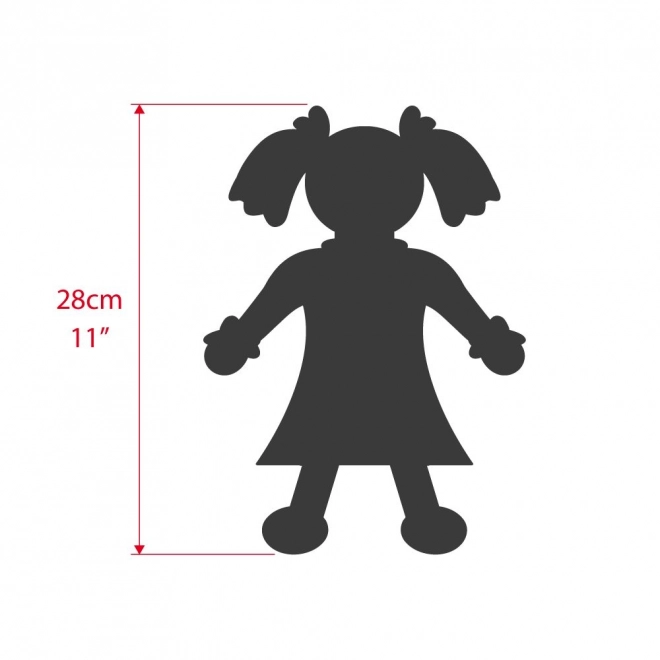 Tkaninska lutka Jessika 28 cm