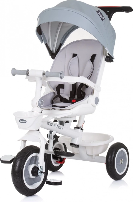 Dječja tricikla s krovićem Marathon 2u1 Ash Grey