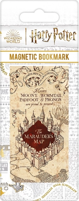Harry Potter magnetska knjižna oznaka Maraurova karta