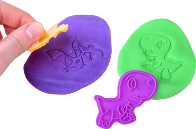 Set plastelina s kalupima dinosauri